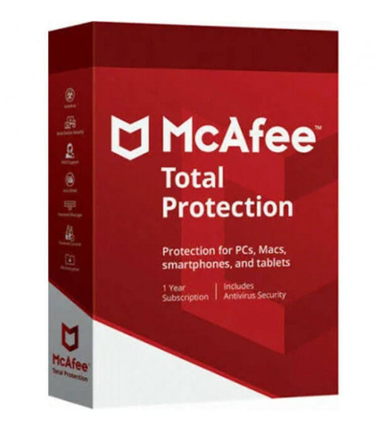 McAfee Total Protection 2023 PC / MAC / ANDROID License