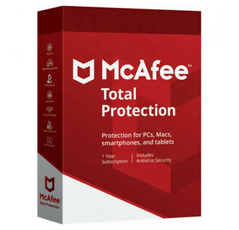 McAfee Total Protection 2023 PC / MAC / ANDROID License